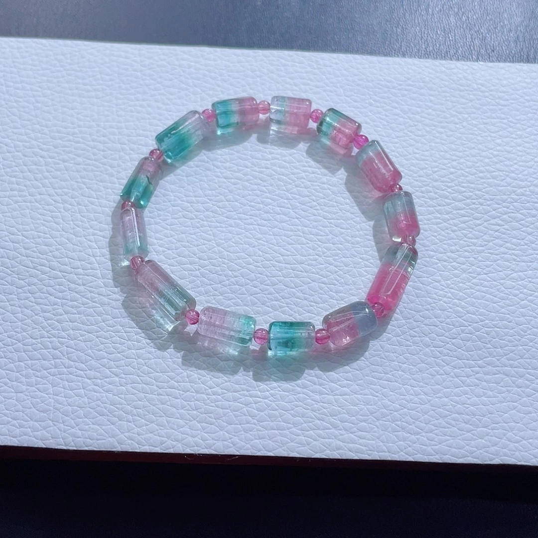 碧玺未镶嵌手链碧玺手链