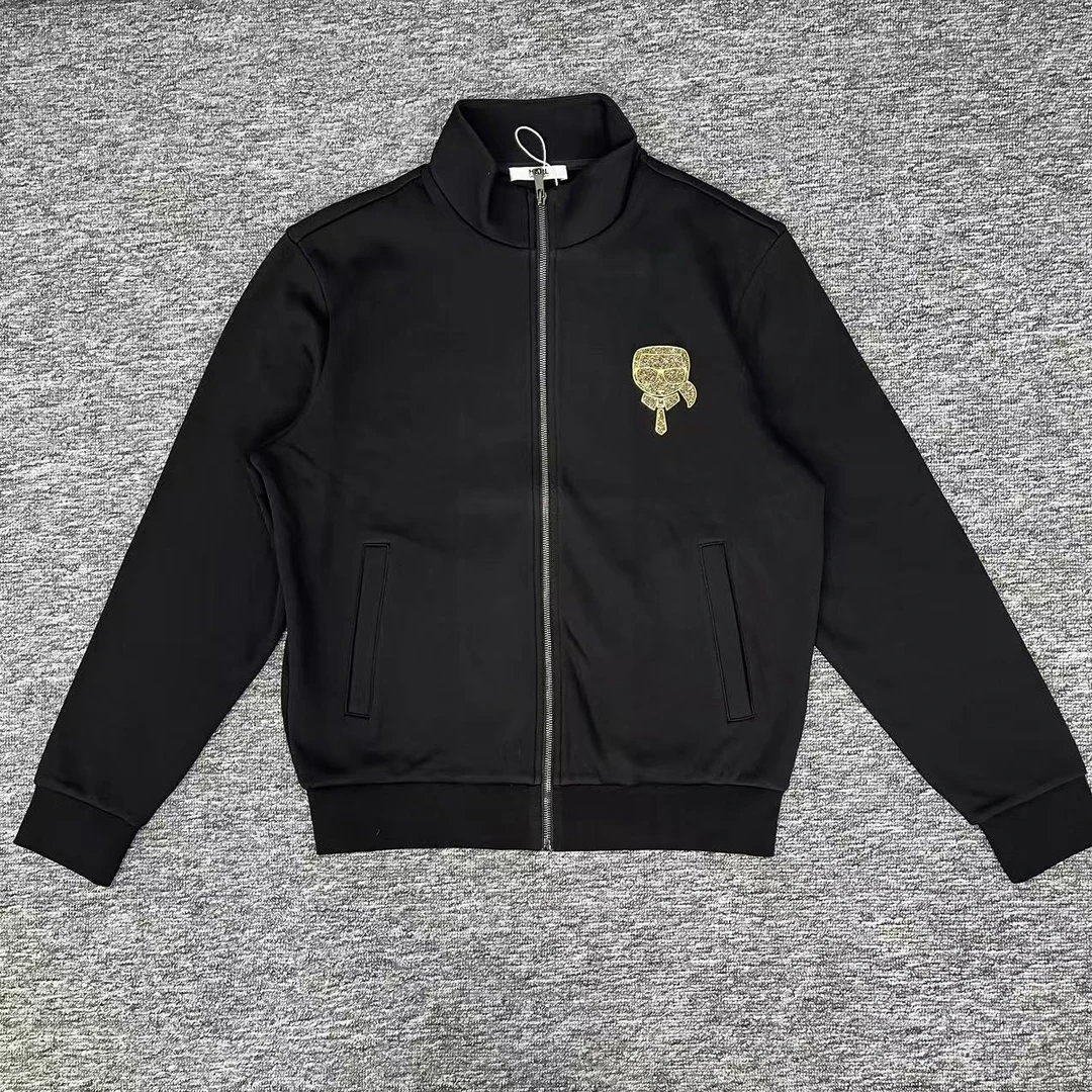 全新未使用 KARL LAGERFELD/卡尔拉格斐 闪钻头像夹克/48码wk1083