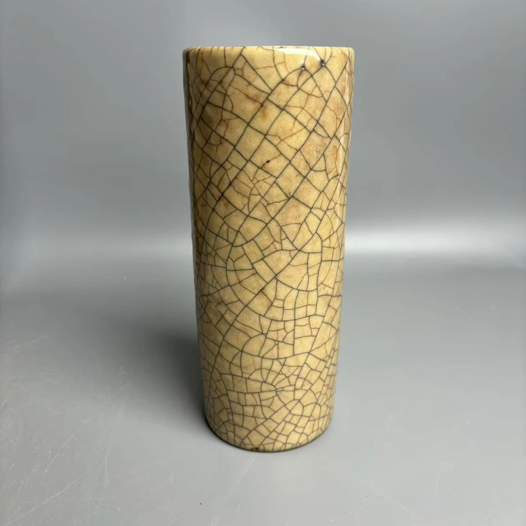 哥窑花插........