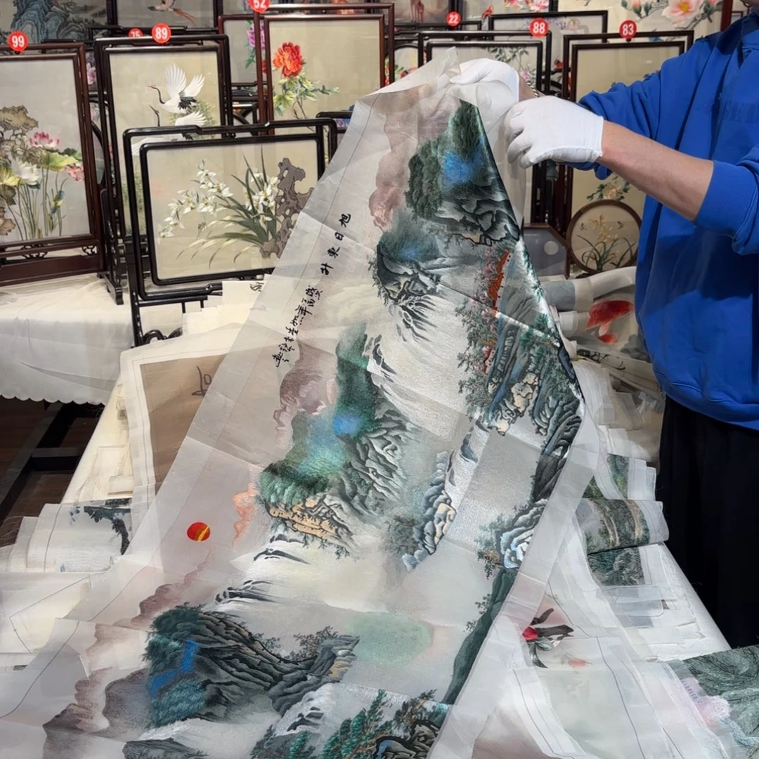 织绣纯手工制作工艺制作