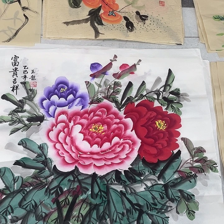 国画国画作品书法作品原稿