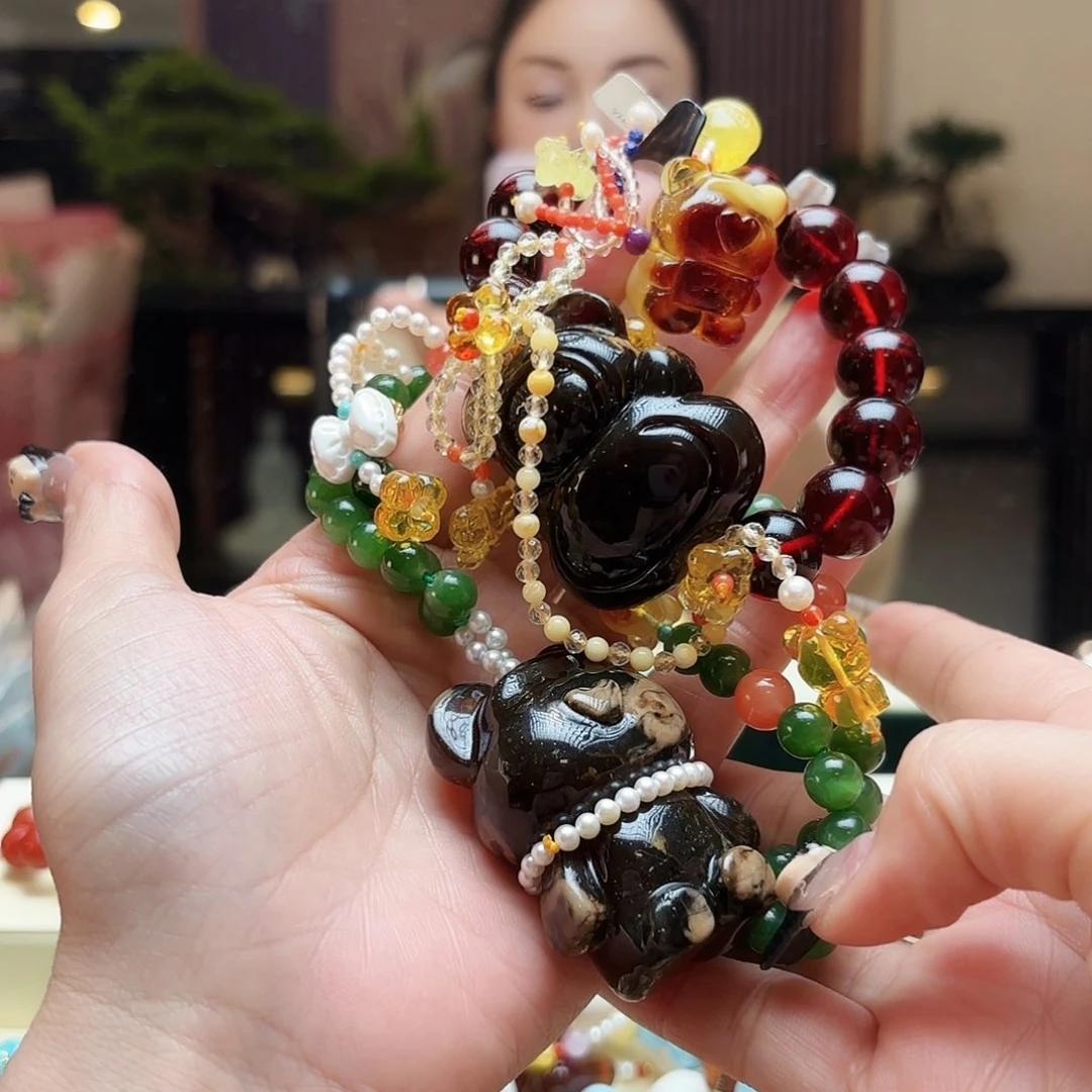 琥珀手链未镶嵌琥珀