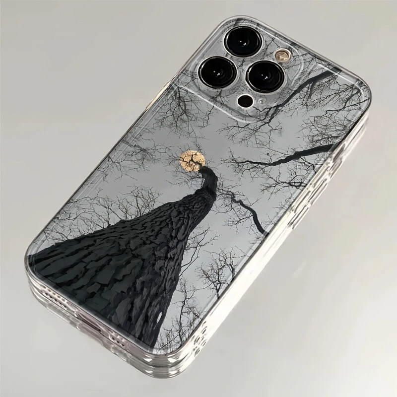 枯木逢春适用iphone16苹果15手机壳小米OPPO华为VIVO荣耀一加魅族