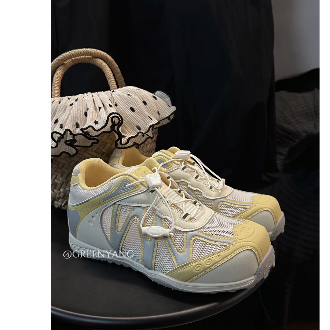 老羊家~-【复古机能】夏季新款网面透气运动阿甘慢跑鞋休闲德训鞋女