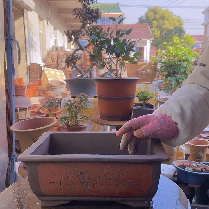 紫砂宜兴紫砂红马槽31