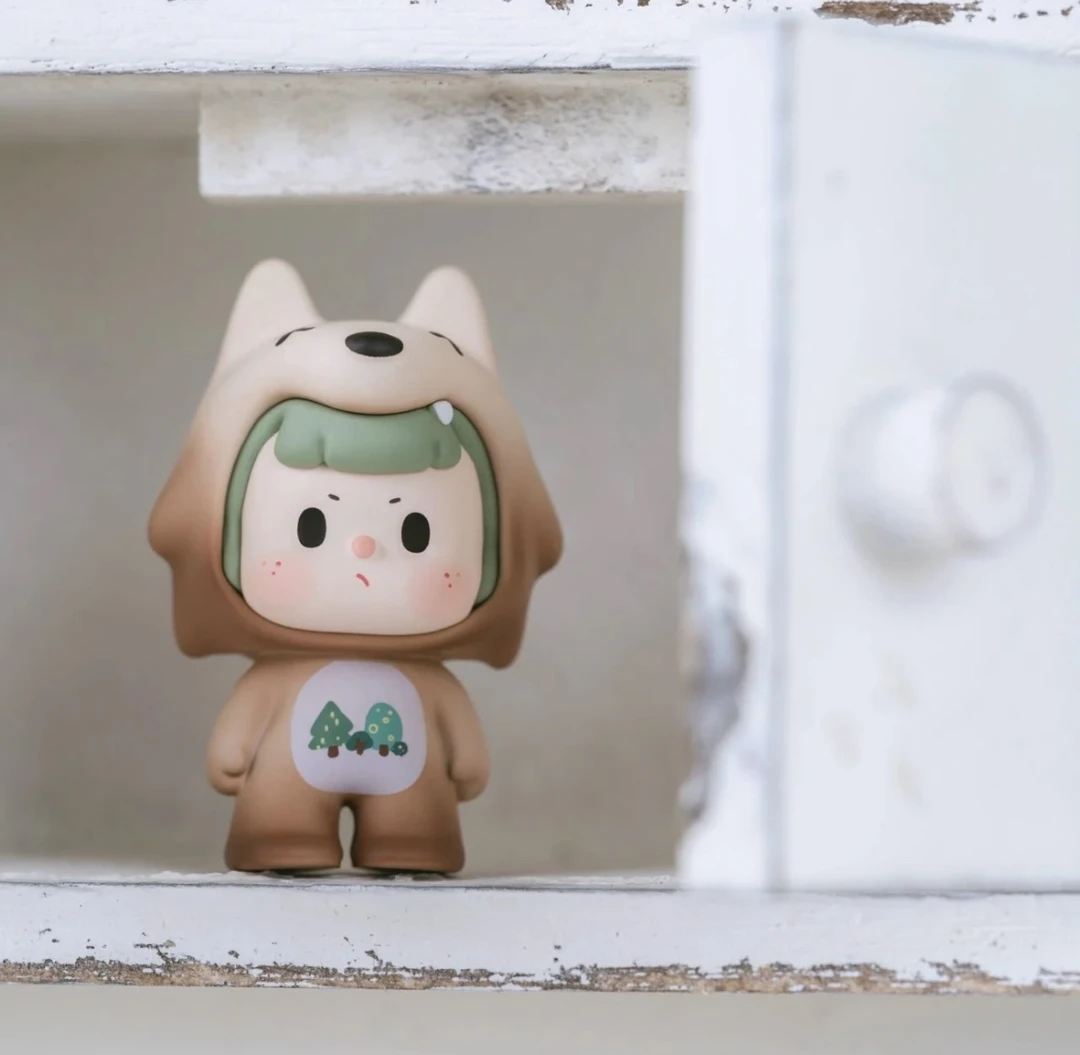 【拆盒】不二限定狼兔mini盲盒系列说一不二的兔子正品萌粒潮玩摆件
