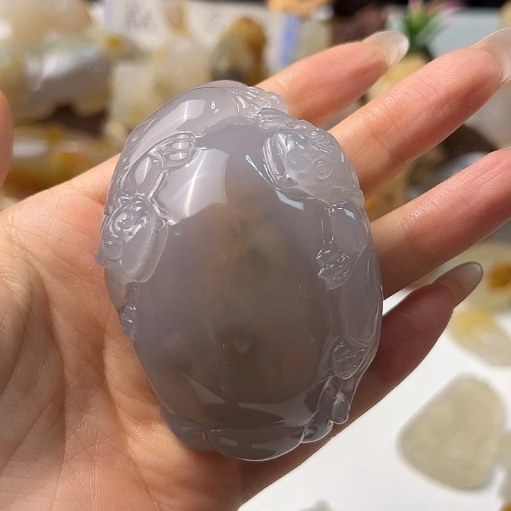 玛瑙/玉髓颈饰未镶嵌（****果