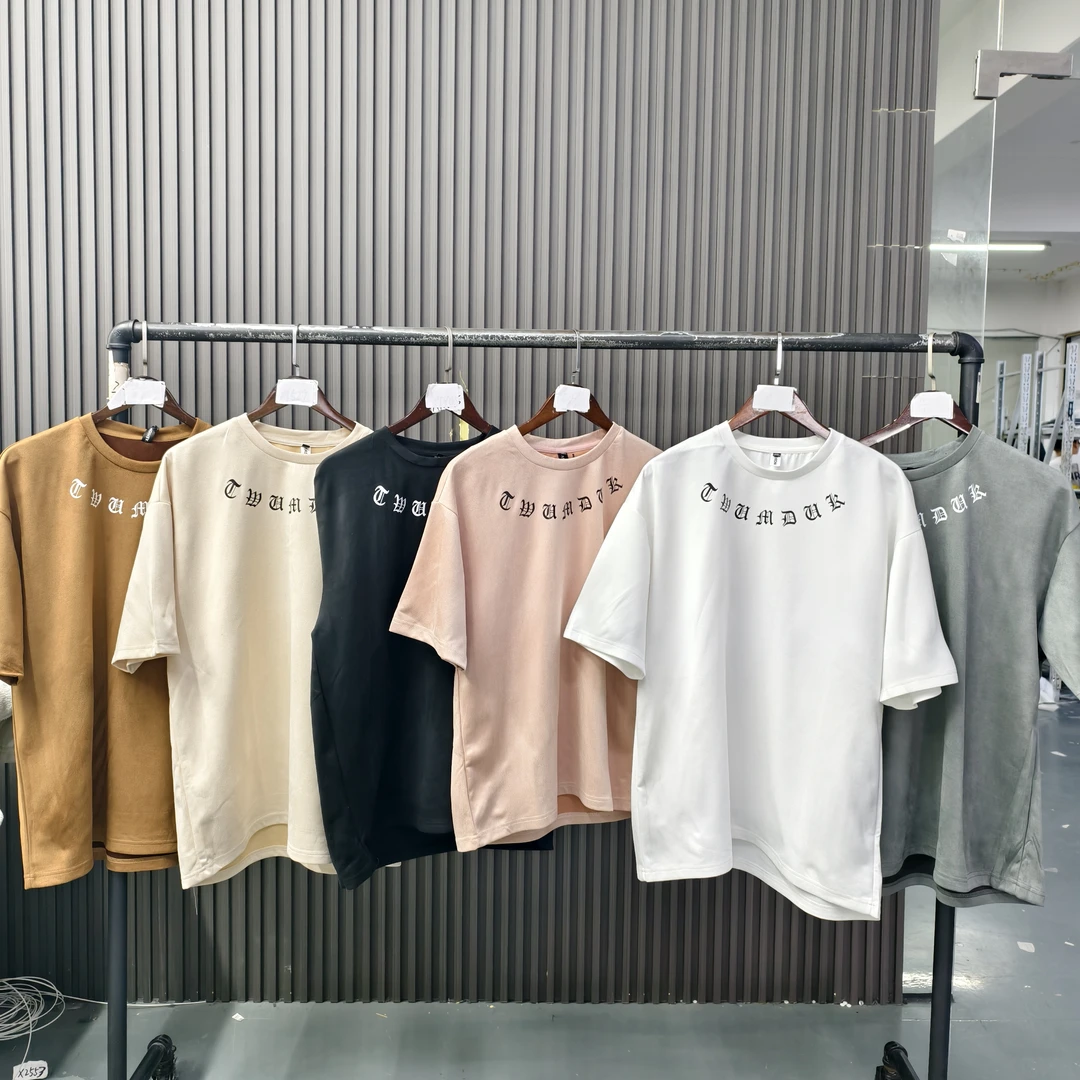 YT12夏季潮牌港风复古情侣百搭宽松休闲字母印花短袖t恤