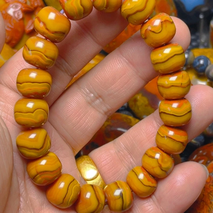 玛瑙/玉髓未镶嵌战国红