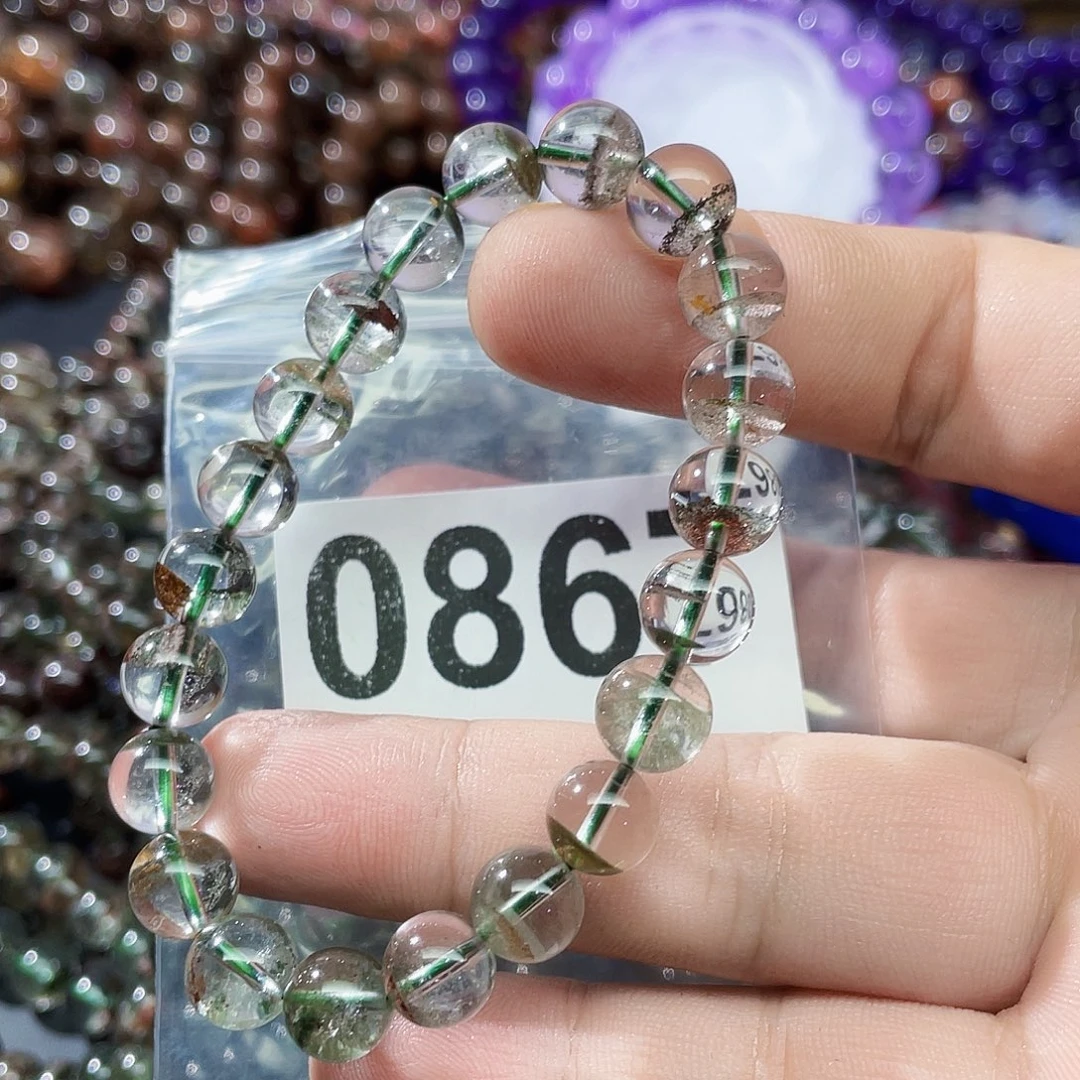 未镶嵌手链水晶绿幽灵手链9