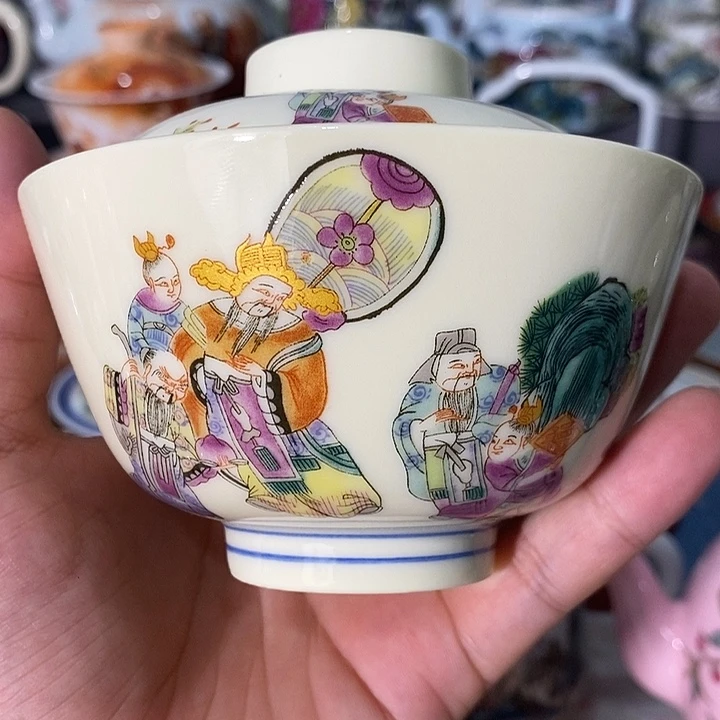 摆件景德镇陶瓷主人杯13444