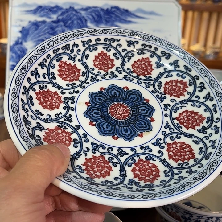 向****錡镇堂手工手绘壶承