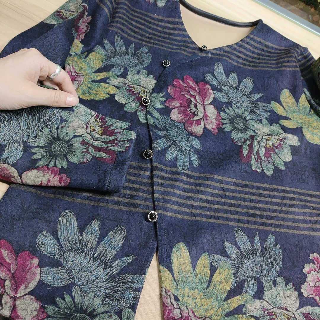 丝绒花花时尚套装