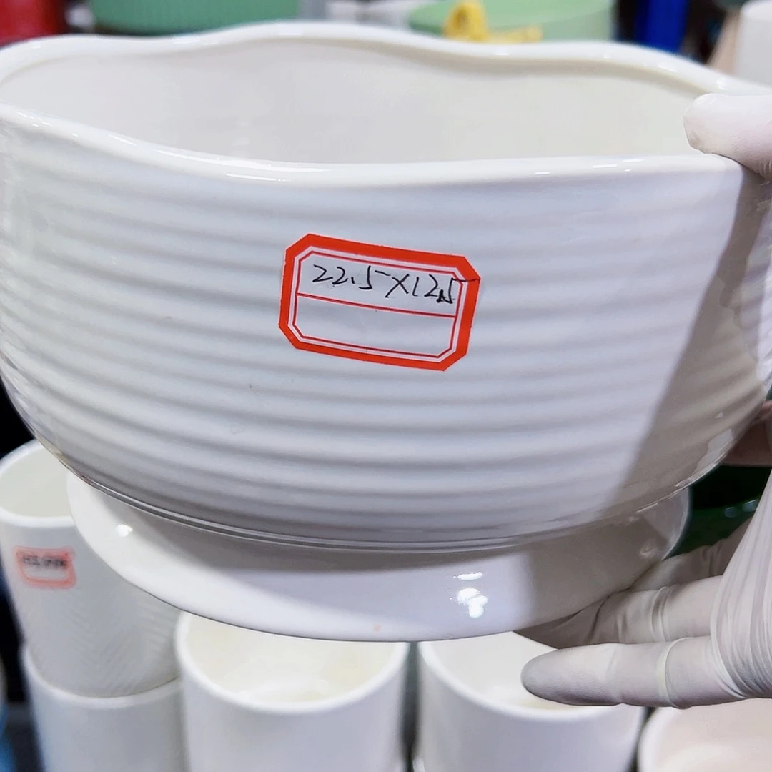 外贸尾单陶瓷花盆凑单10米包邮