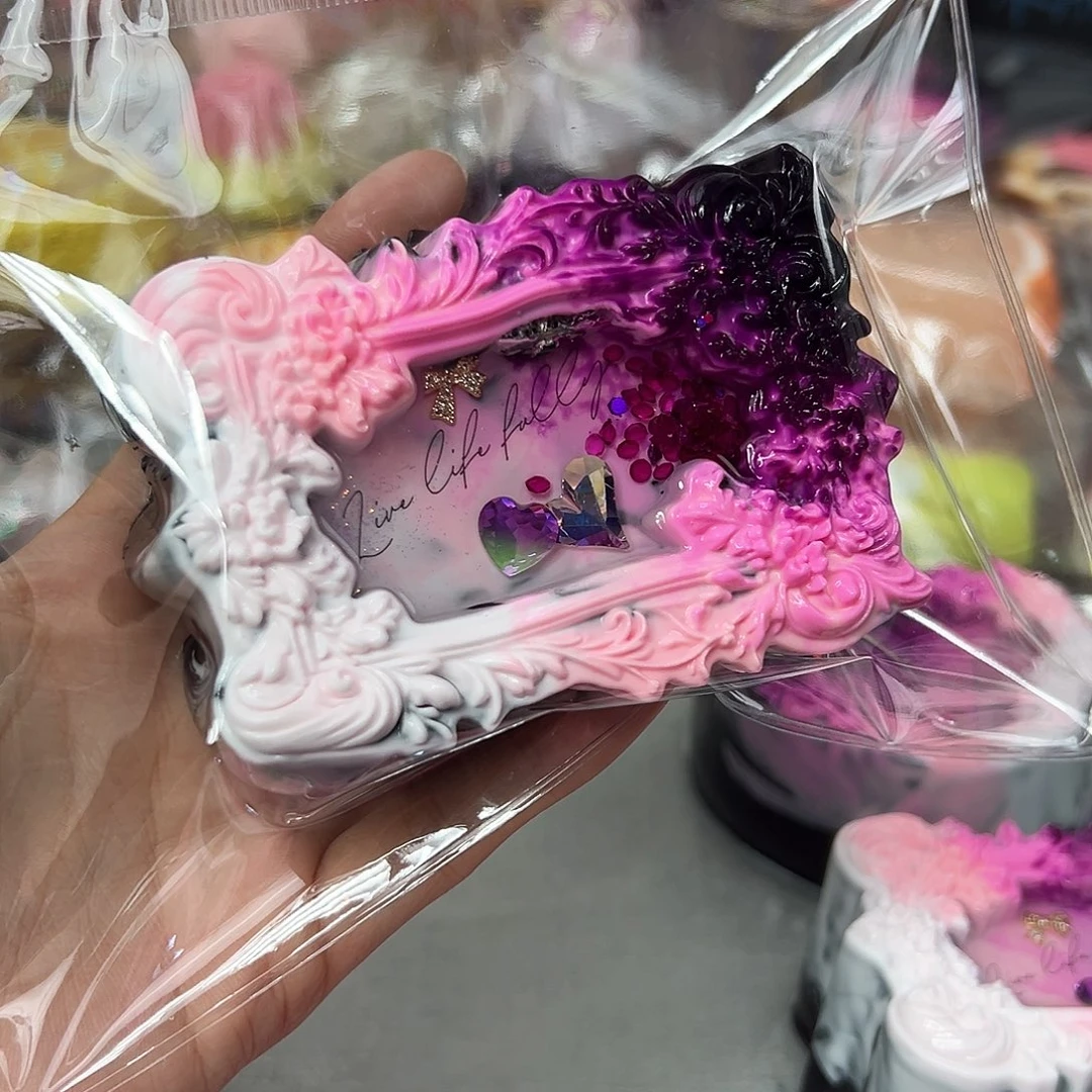 硅胶妖紫色相框252g