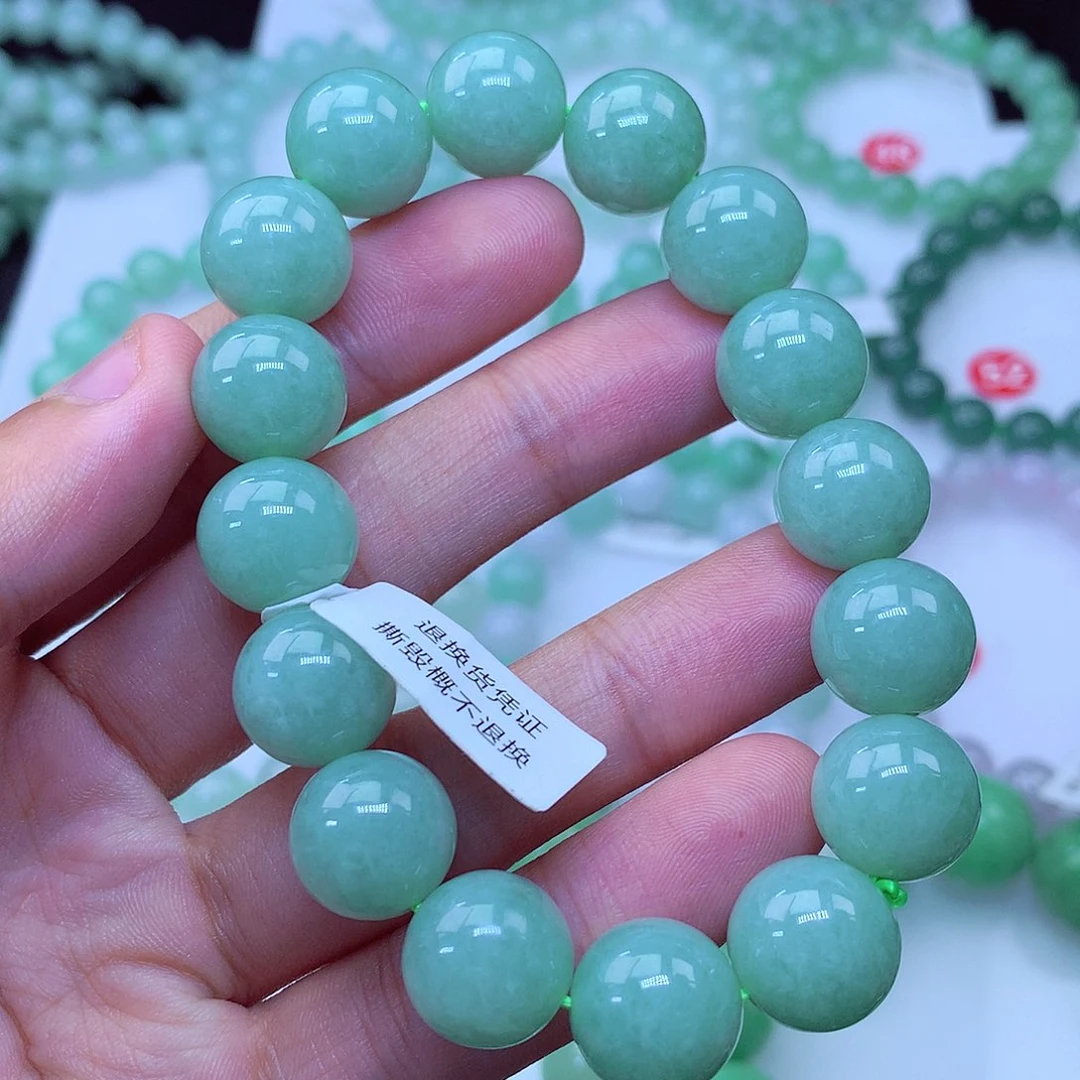 翡翠未镶嵌毛衣链