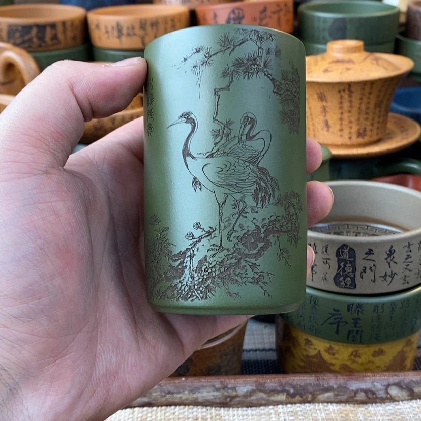 【闪购商品】紫砂杯子宜兴全手工紫砂杯