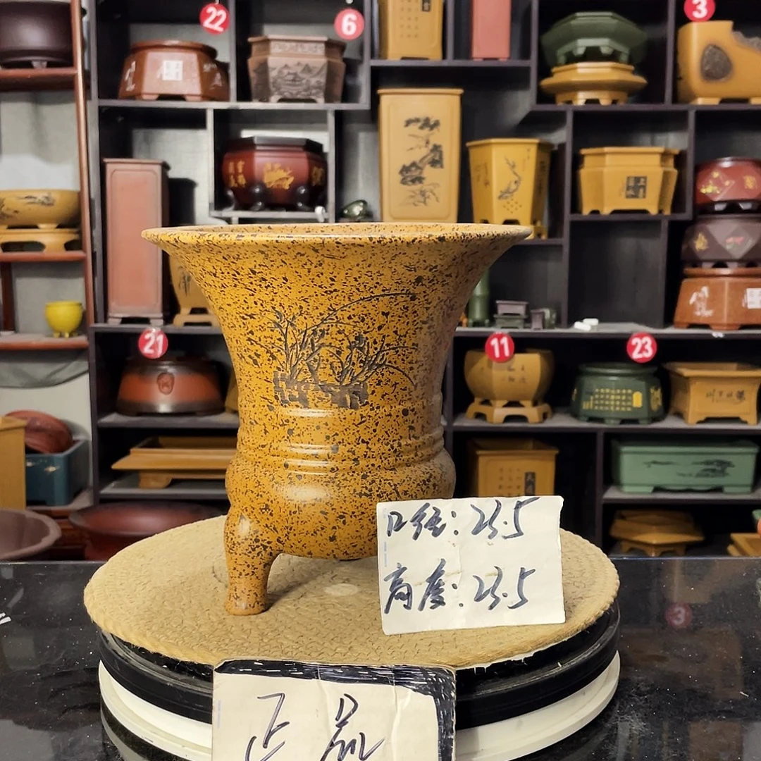 D-盆尚好紫砂花盆