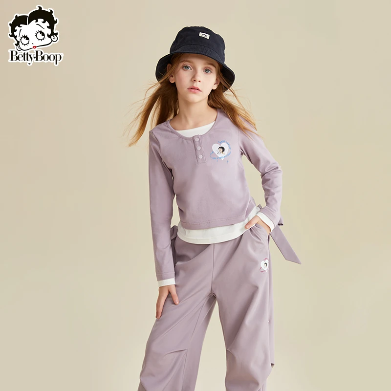 贝蒂童装女童秋装休闲时尚卫衣2025年春秋季中大童修身上衣25566