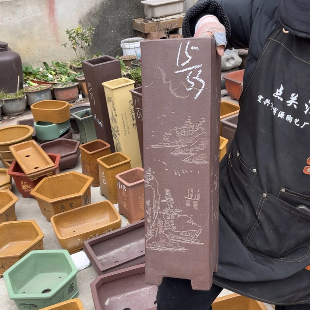 紫砂花盆盆景艺术