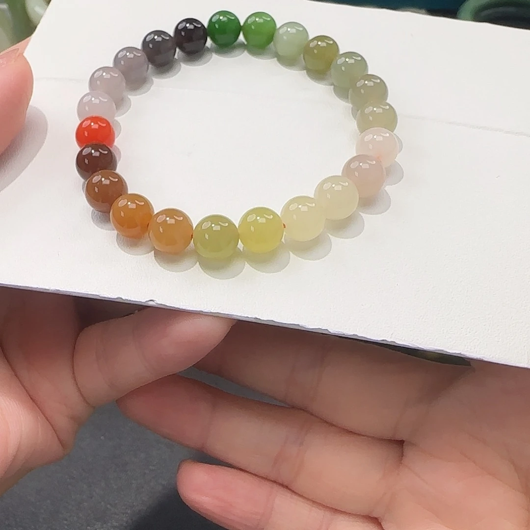 和田玉未镶嵌手串8