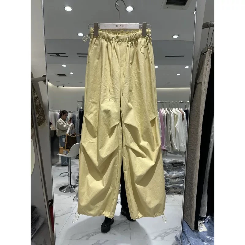 D31515南油爆款显瘦美式工装休闲裤.