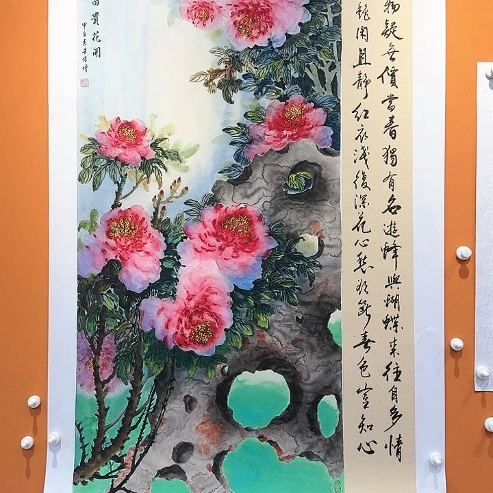 国画书法作品多次参加