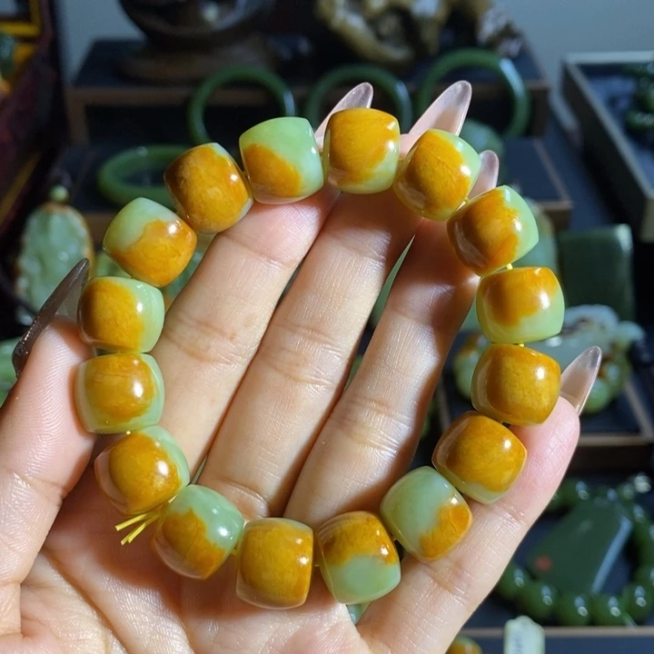 和田玉未镶嵌套链S****.