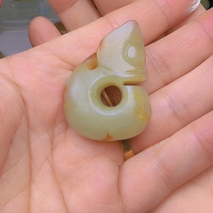 和田玉吊坠(不含链)未镶嵌奕*