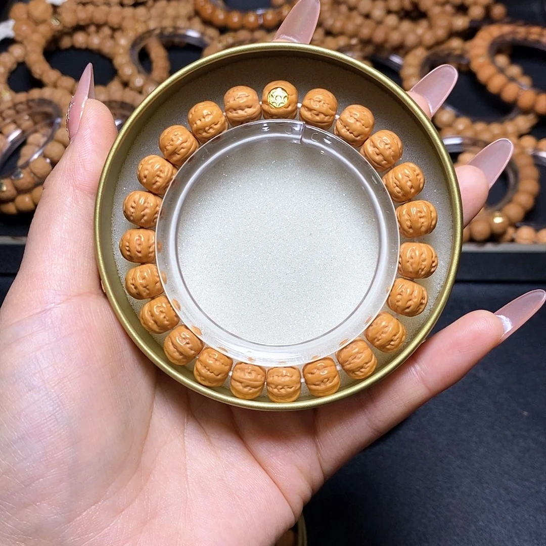 猴头核桃手串金标京八棱尺寸11左右全品单号68号