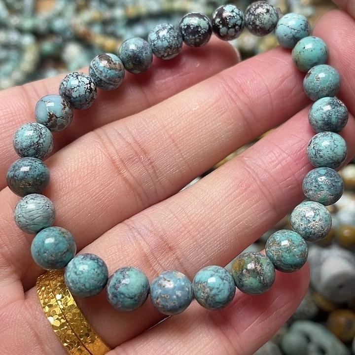 绿松石未镶嵌7.2左右的