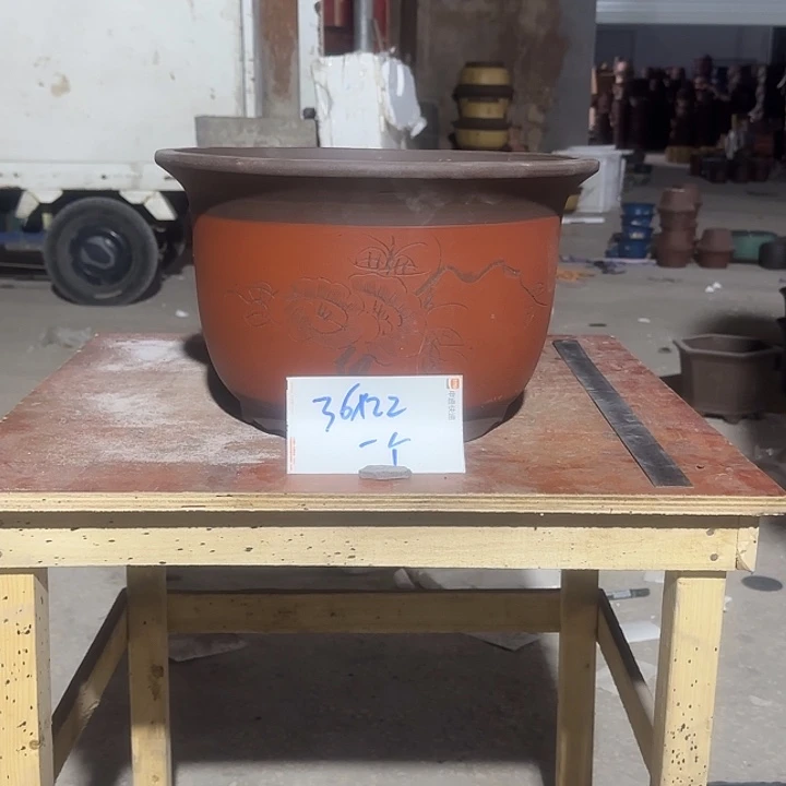 紫砂花盆紫砂花90