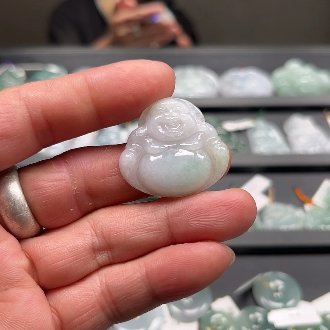 吊坠(不含链)未镶嵌翡翠天然翡翠吊坠佛公