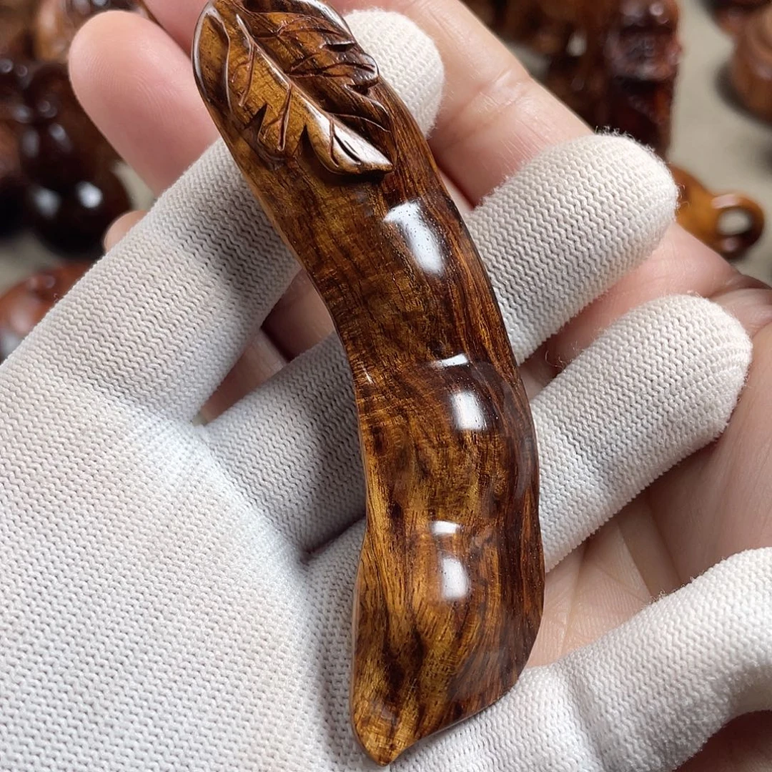 黄花梨/降香黄檀福豆把件