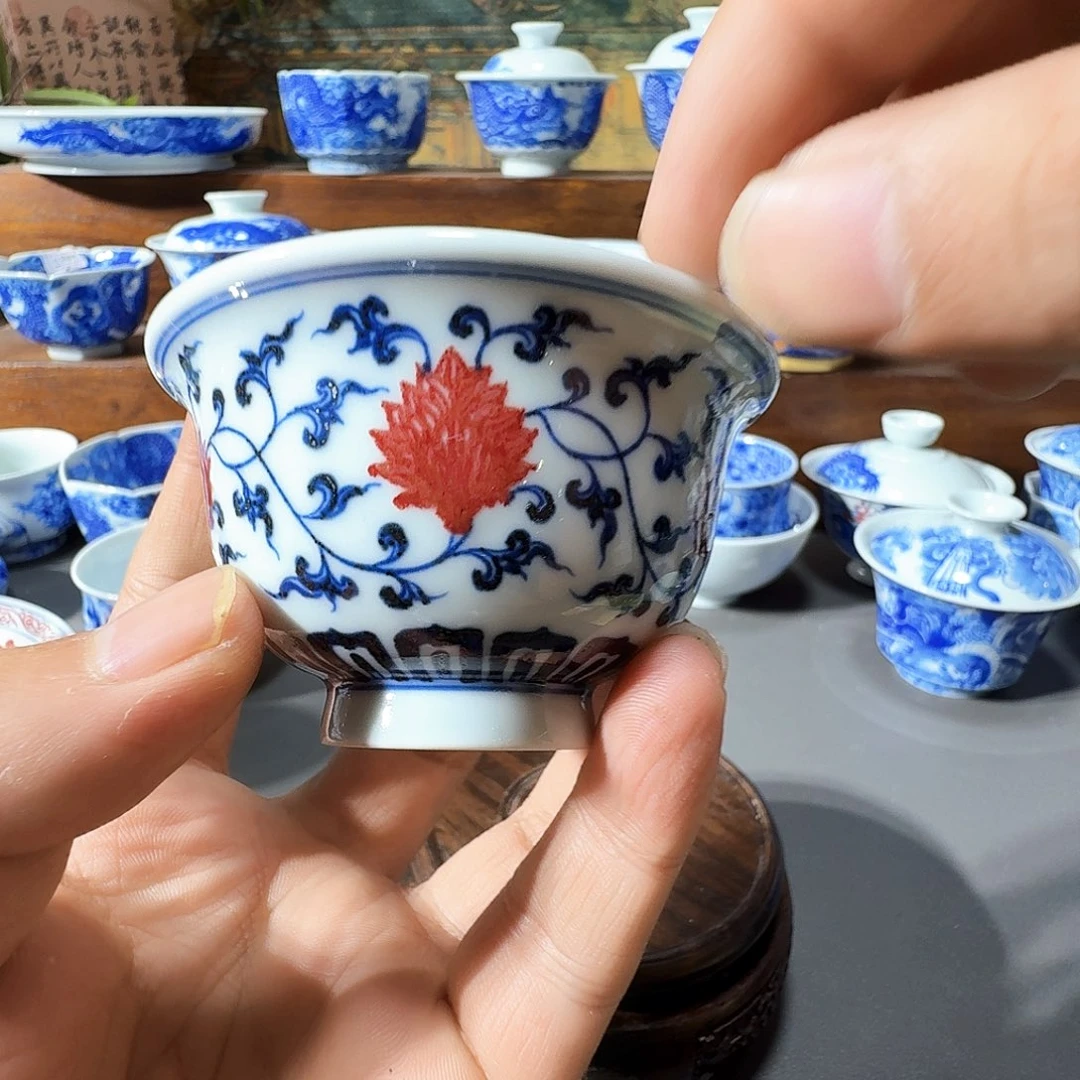 泥塑主人杯手工手绘