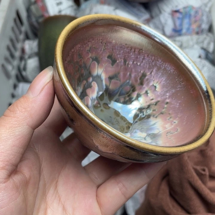 茶盏建窑建盏主人杯 微瑕