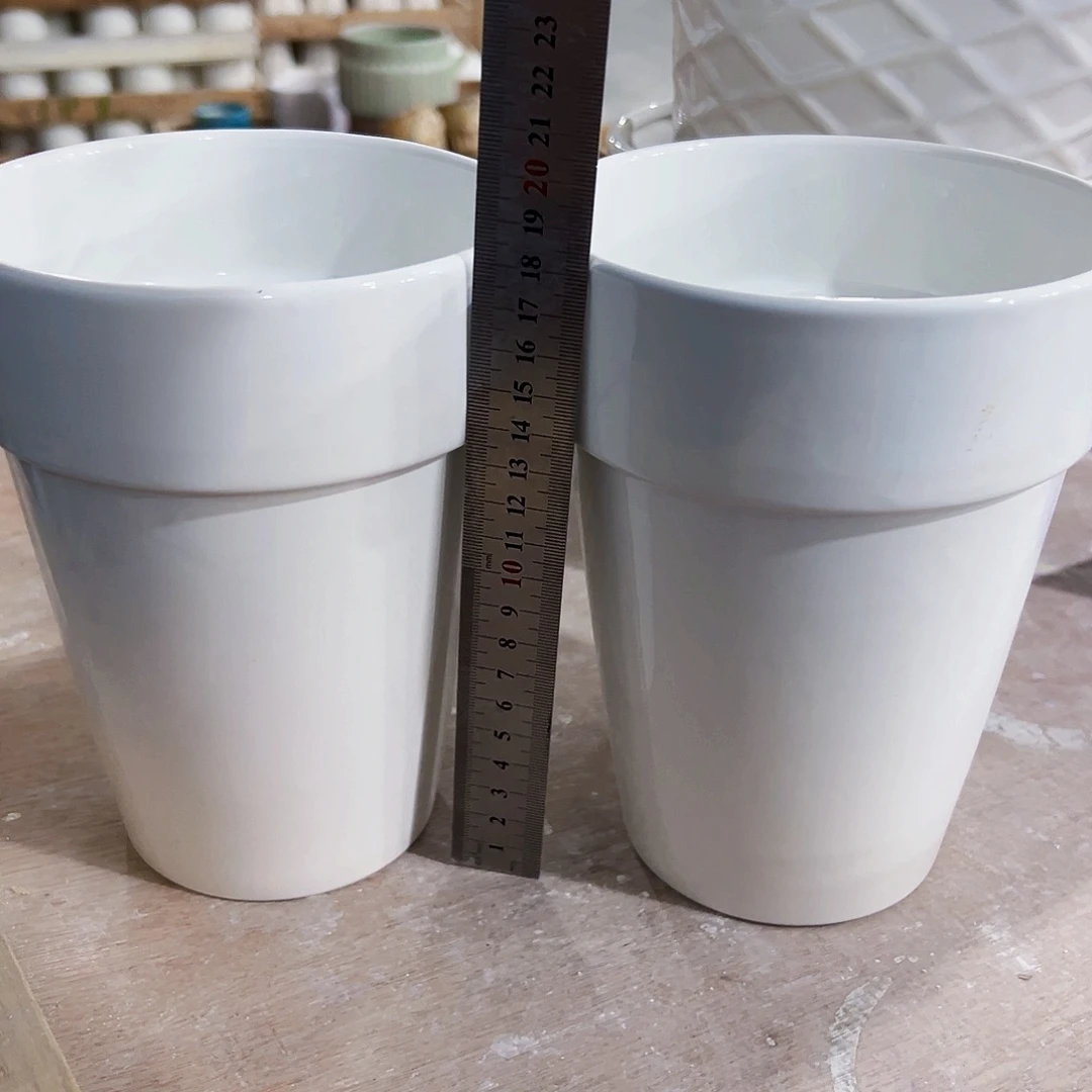 有孔，外贸尾单陶瓷花盆凑单10米包邮