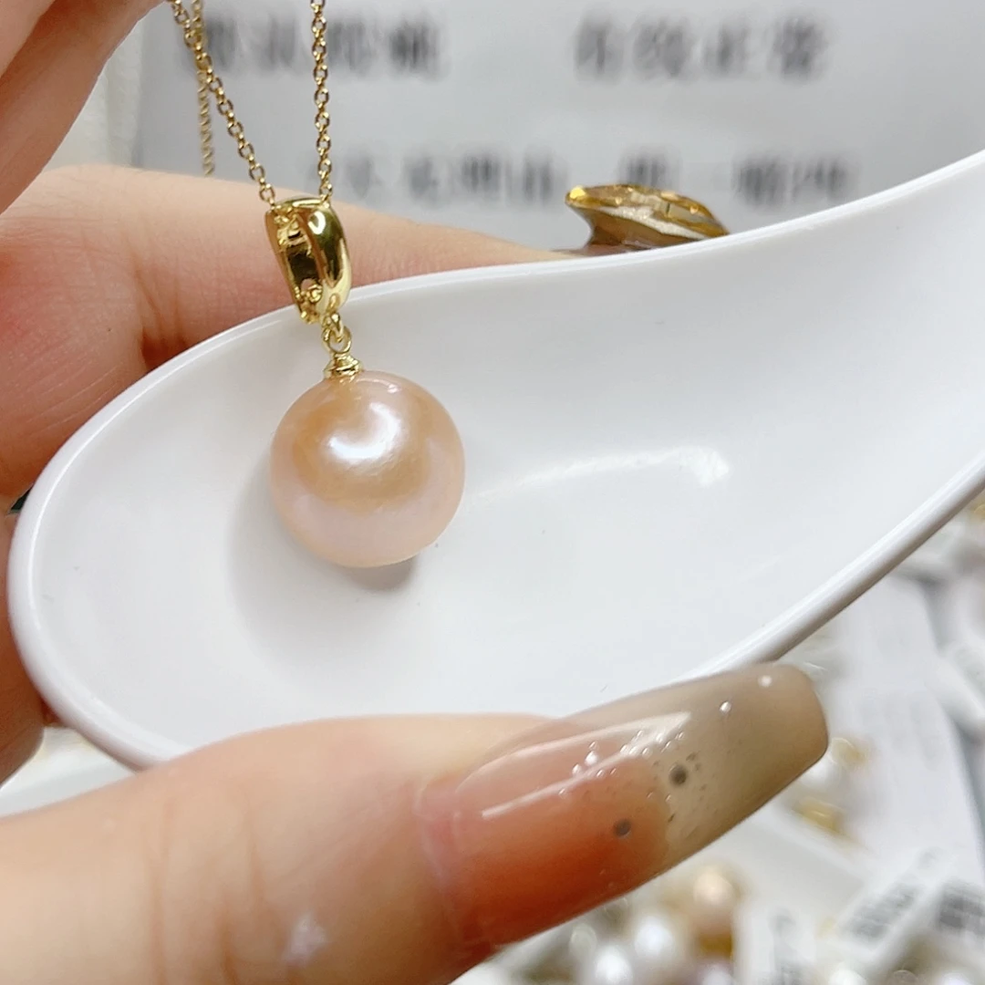 淡水珍珠合金吊坠(赠链)13