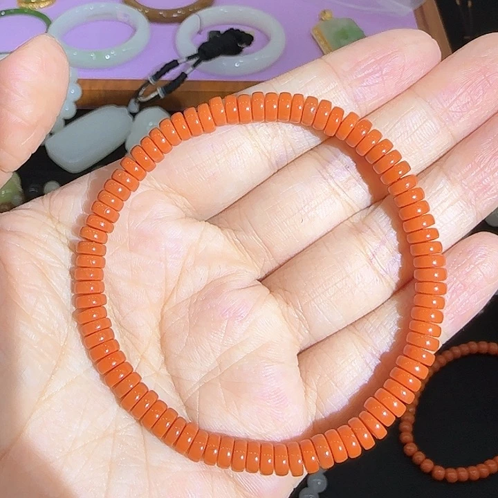手串未镶嵌南红玛瑙