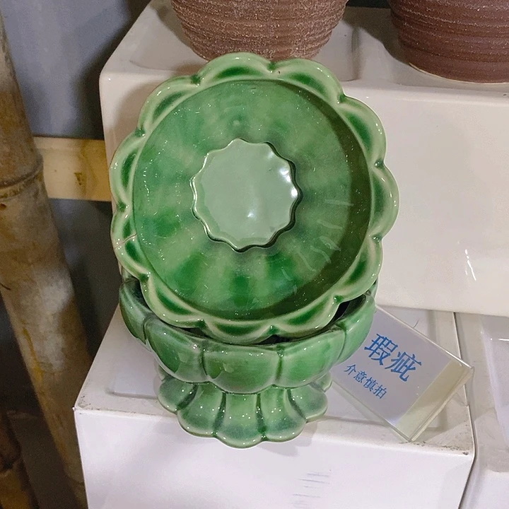 紫砂花盆水培瑕疵盆无孔不打孔