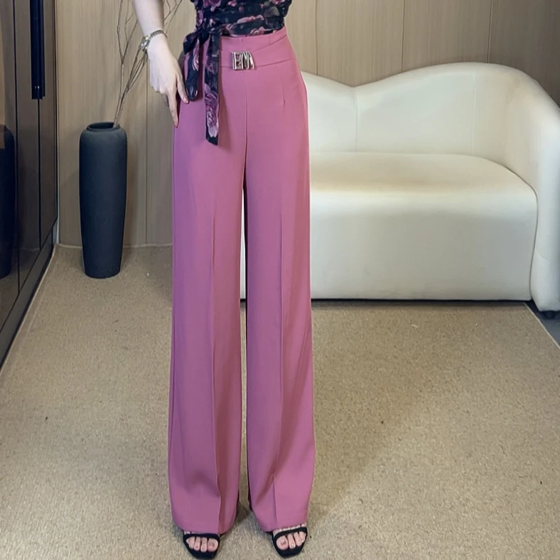 【欣欣精选】夏装新款显瘦气质时尚休闲夏季休闲长裤5527