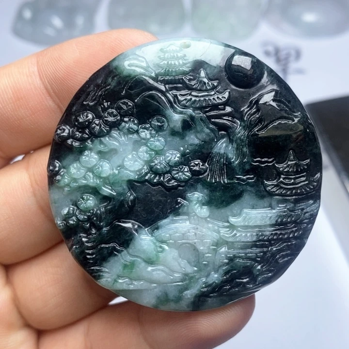 颈饰未镶嵌翡翠翡翠