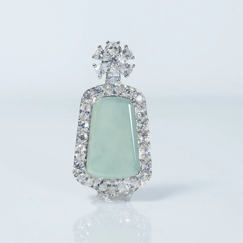 【小胖翡翠】天然翡翠无事牌吊坠A货轻奢日常款（不含链）多样性发1