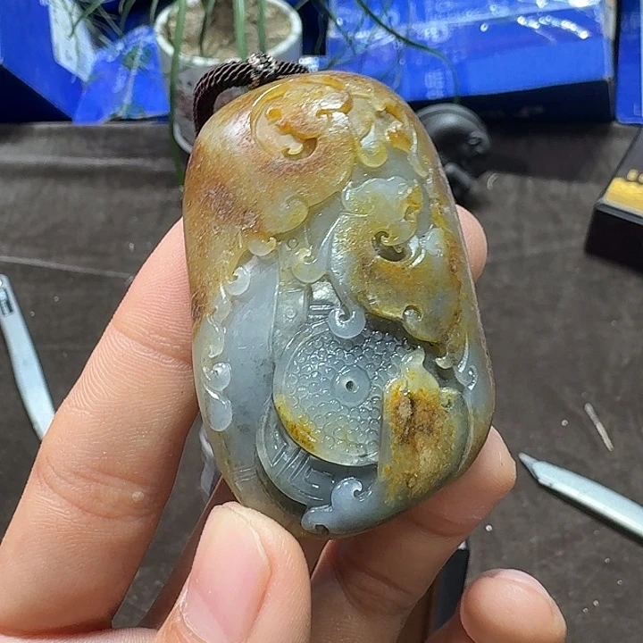 未镶嵌和田玉（糖玉）车挂