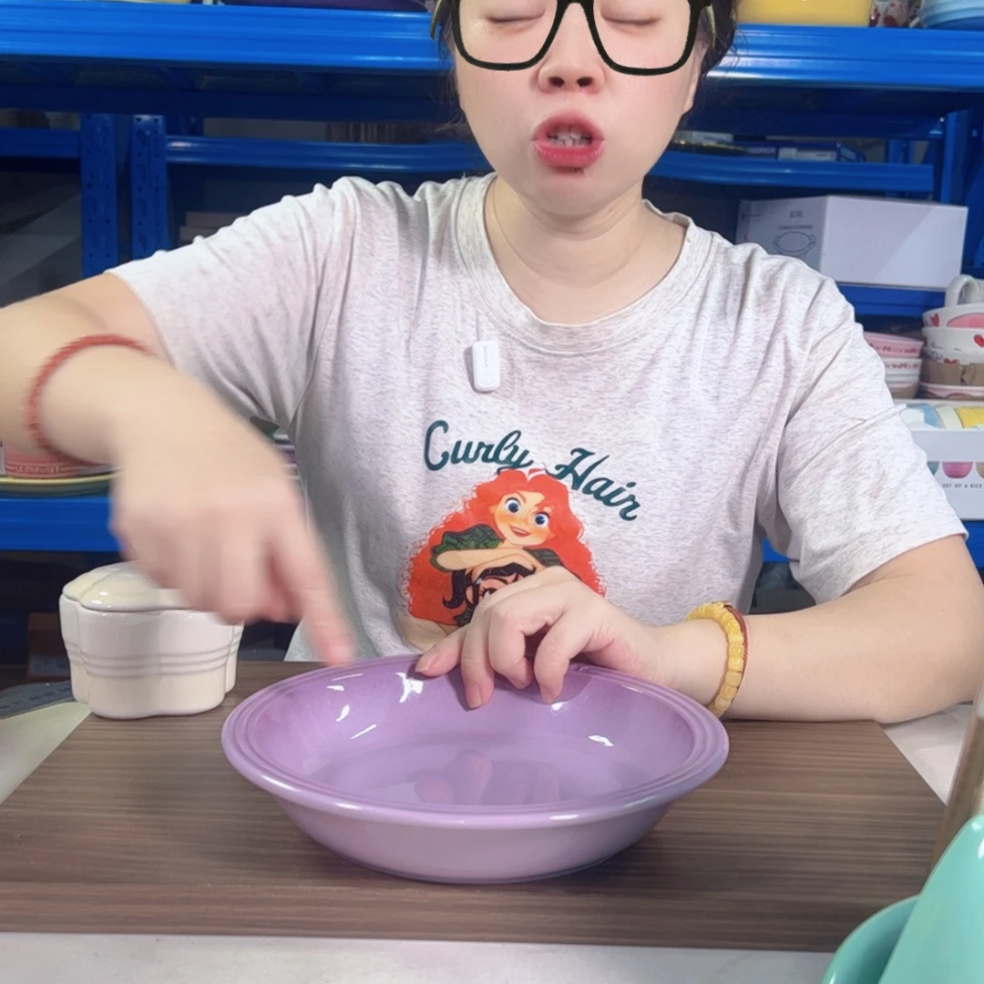 陶瓷紫罗兰大草帽