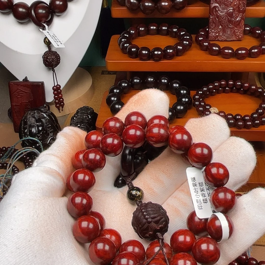 효***효手串/手链小叶紫檀原汁原味1.2*36