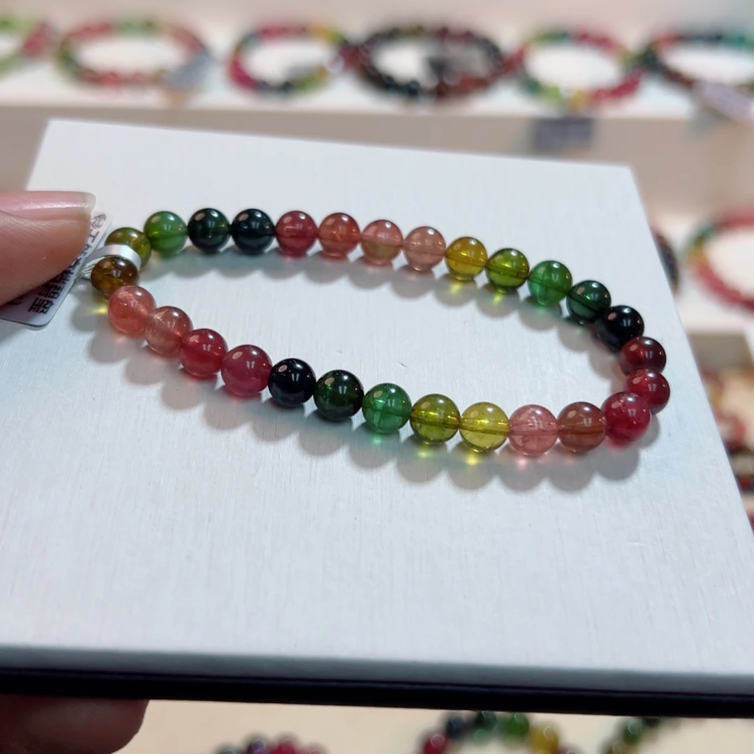 碧玺未镶嵌手链碧玺