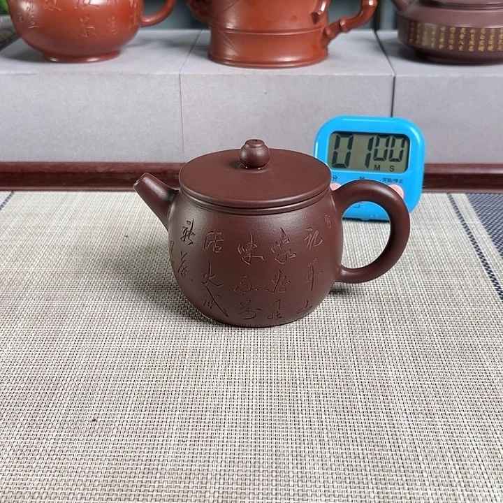 今***说茶壶紫砂宜兴原矿泥料手工紫砂壶