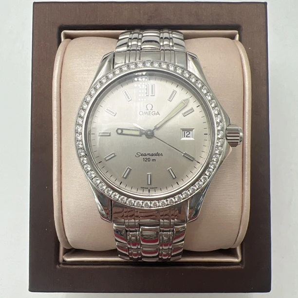 95新 Omega/欧米茄 小腕表/瑞士名表原钻欧米茄35671石英瑞士名表