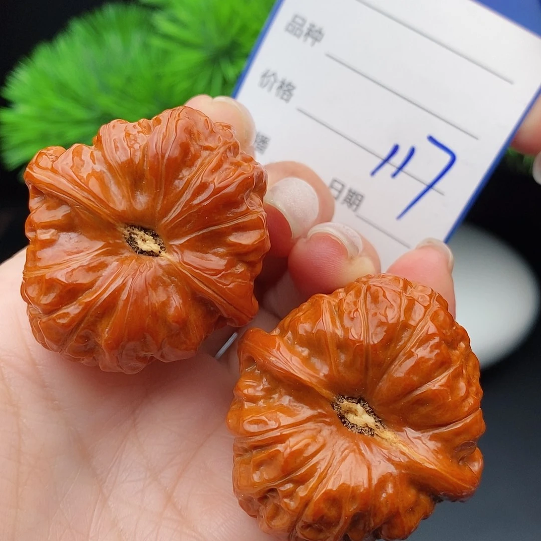文玩核桃把件40南瓜117